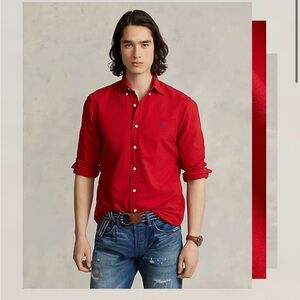 Polo Ralph Lauren red oxford shirt